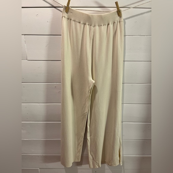 UCHUU - Beige Wide-Leg Knit Pants (Estimated S/M) - Picture 11 of 11